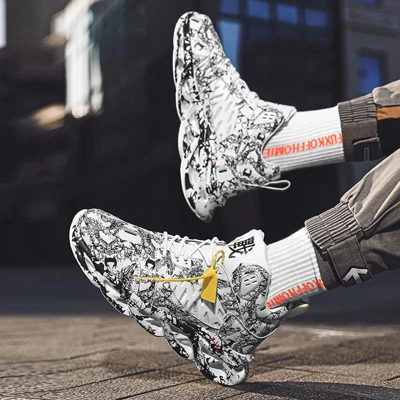 2024 New Basketball Shoes Men Anti Slip Basketball Sneakers Training Walking Shoes Men Light Weight Sport Sneakers Plus size 46