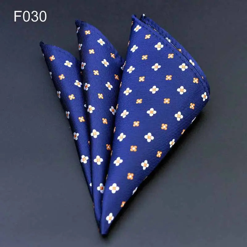 41 Colors Men's Handkerchief Plaid Dot Paisley Hankies Hanky Business Pocket Square Chest Towel 25*25CM