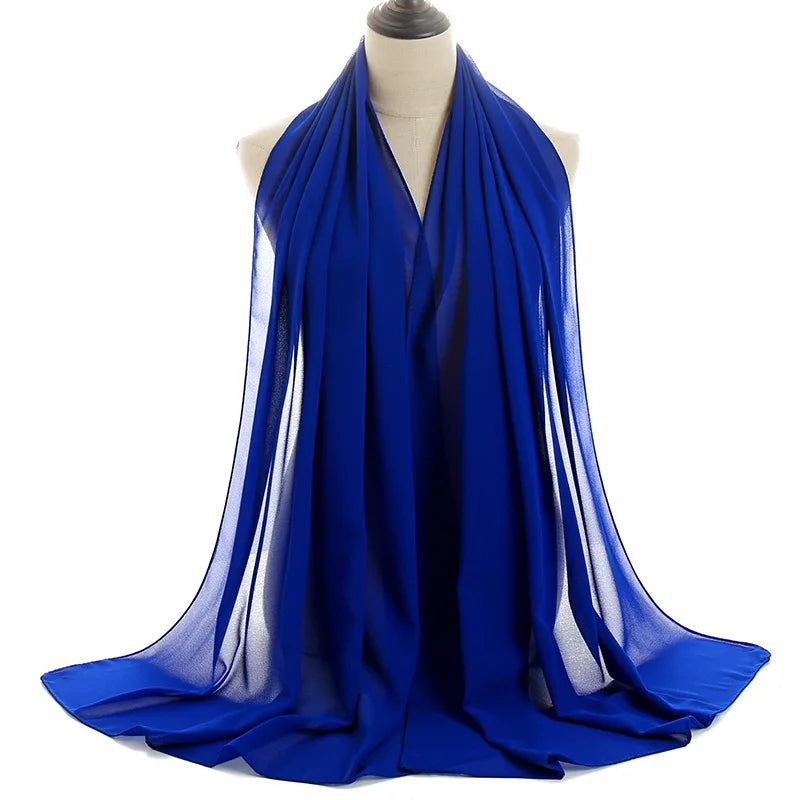 Ramadan Islamic Instant Bubble Chiffon Shawl Scarf Lady Head Wrap Women Hijabs Scarves Bufandas Muslim Veil Hijab Snood 180*70cm