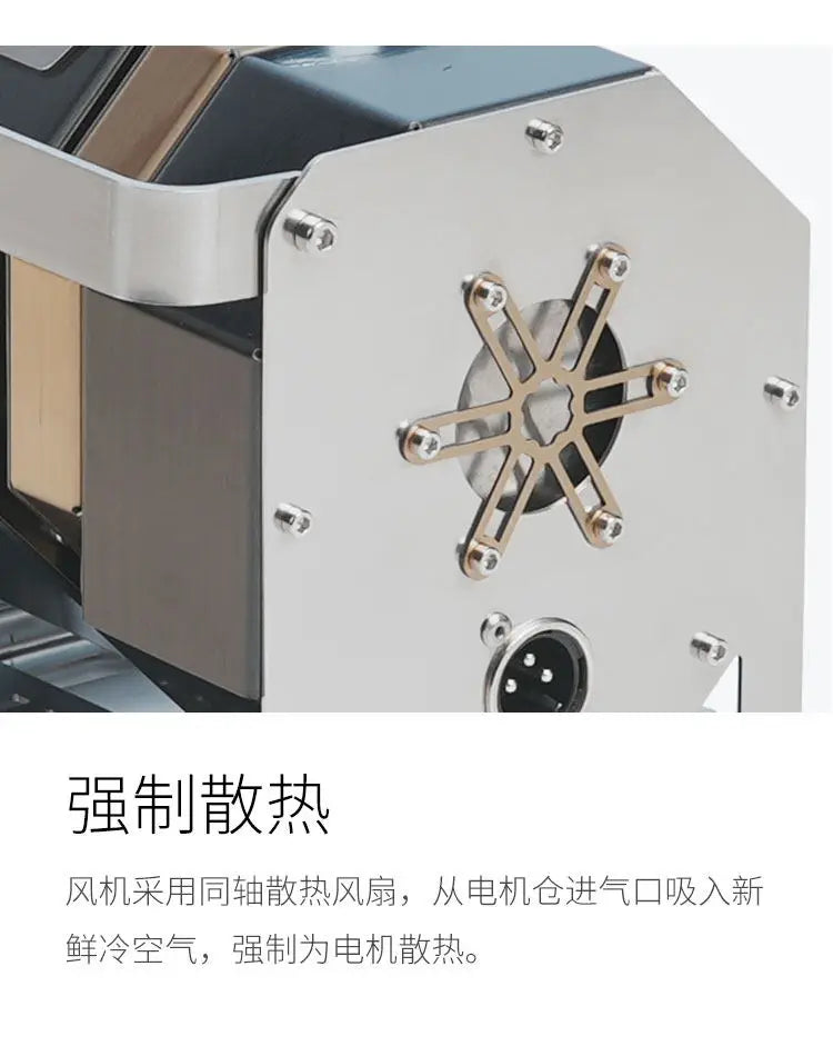Dual Power Portable Fan AC DC 12V/24V Speed Adjustable Draft Inducer for Outdoor Camping Fireplace Boiler