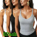 3pcs Summer Bra Top Sexy Women Ice Silk Crop Top Seamless Tube Tops Camisole Underwear Korean Fashion Solid Padded Bralette Vest
