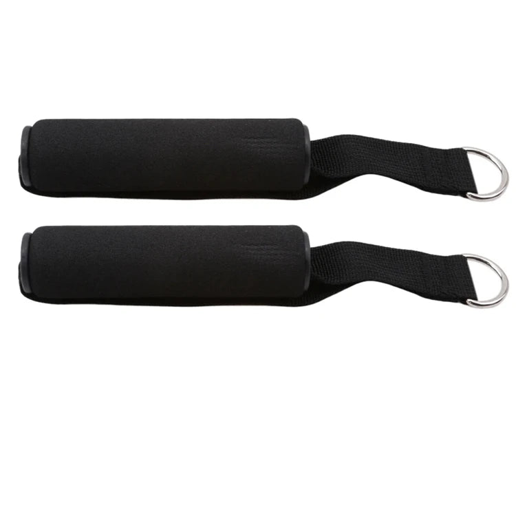 2Pcs of Professional Rope Grip Gym Exercise Resistance Bands with Anti Slip Handles Fitness Accessories