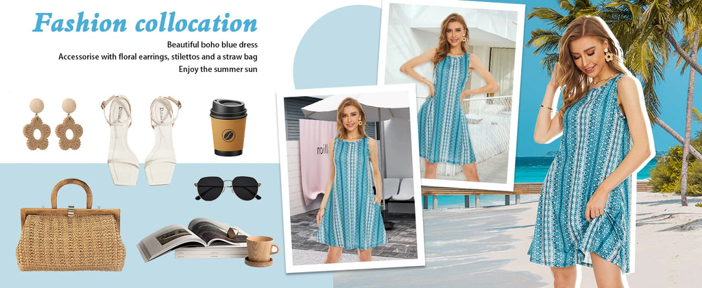 2026 New Women's Summer 3D Skull Print Dress Casual Round-Neck Sleeveless A-Line Dress Fashionable Street Style Dress