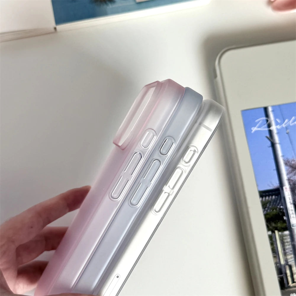 Ultra Thin Matte Translucent Frosted Hard PC Case For iPhone 18 17 Pro Max Air 16 15 14 Plus 13 12 Solid Color Slim Simple Cover