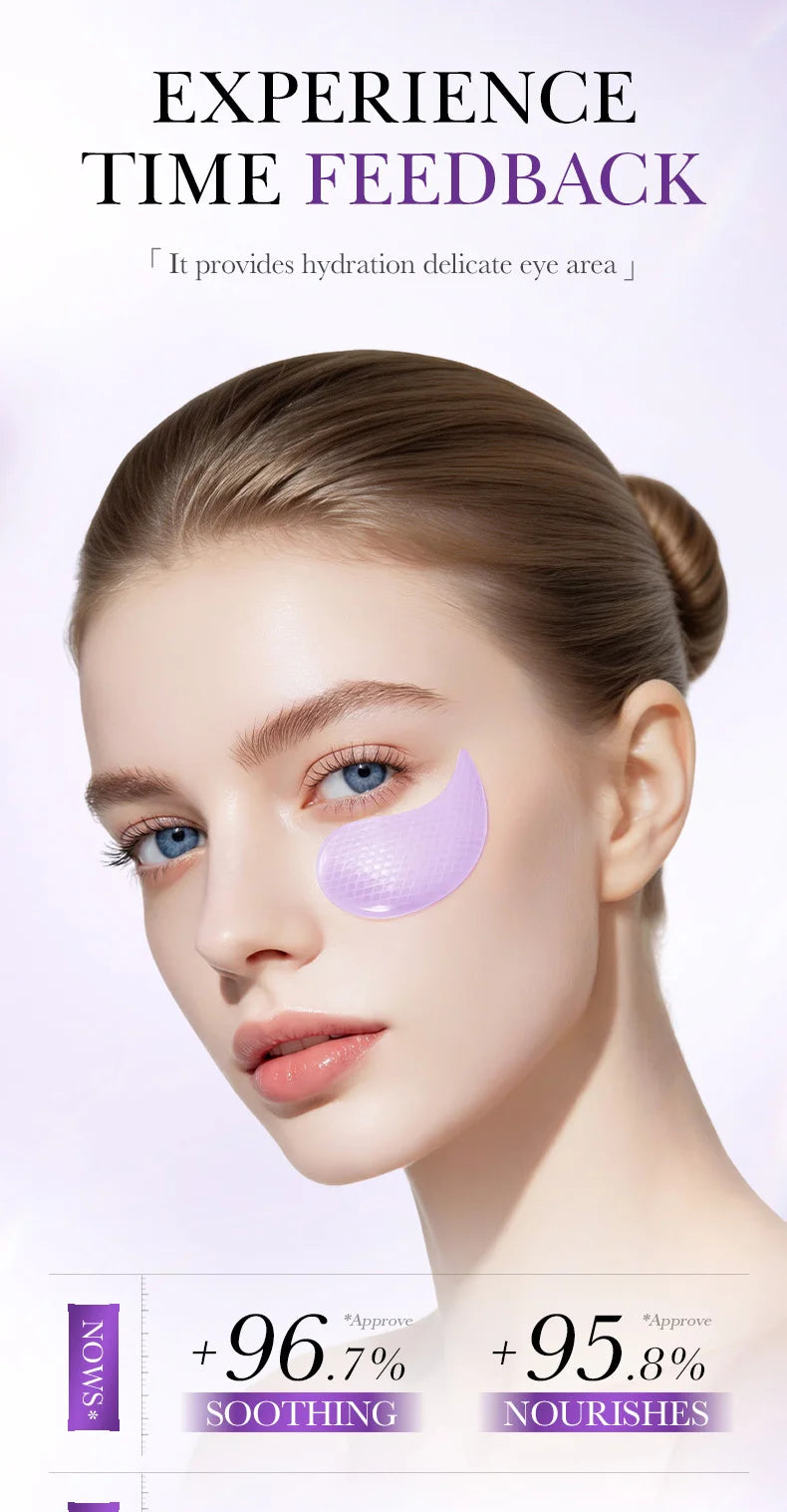 60pcs SADOER Probiotic Collagen Eye Mask Anti-aging Hydration Nourish Eye Skin Anti Dark Circles Smooth Fine Lines Eye Care