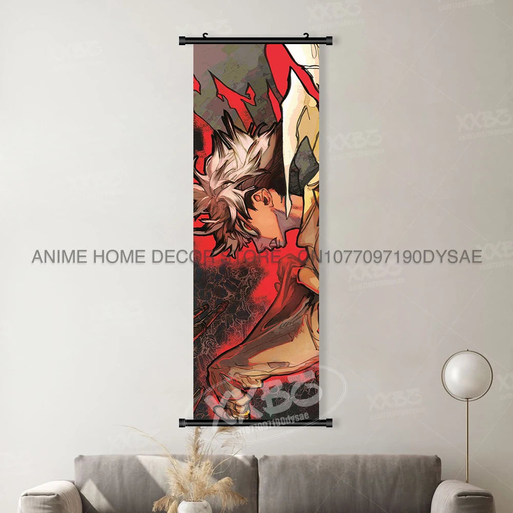 Canvas Home Decoration Poster For Anime Gachiakuta Character Print Scrolls Pictures Wall Art Hanging Painting Bedside Background