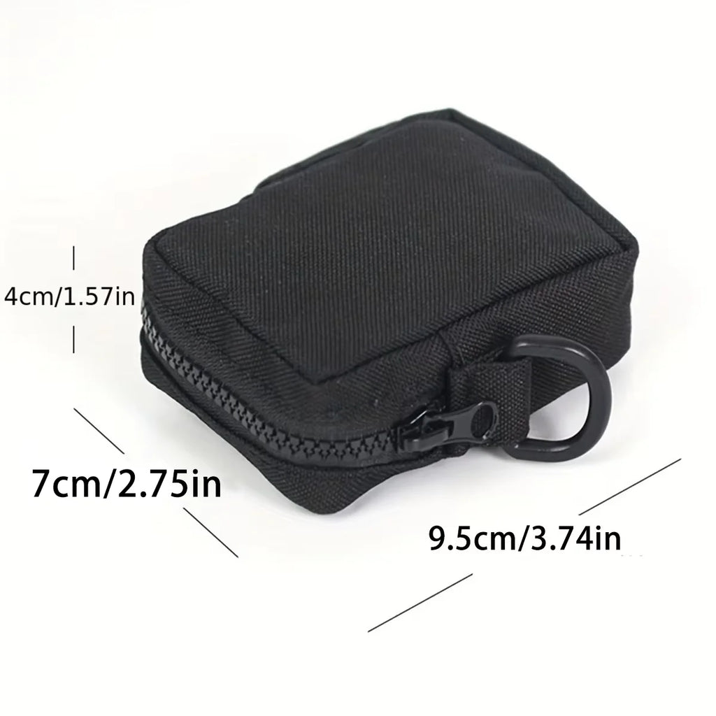 Outdoor Sports Multi-Functional Tactical Waist Bag, Accessory Bag, Simple and Durable Card Bag, Coin Purse, Waist Bag