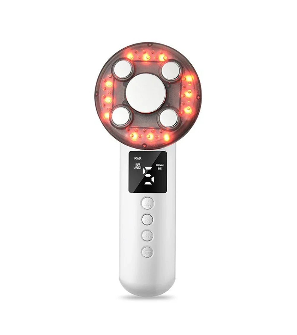 3 IN 1 EMS Ultrasound Machine Body Slimming Vibrating Massager Anti-Cellulite Fat Burner Facial RF Infrared EMS LED Light Device