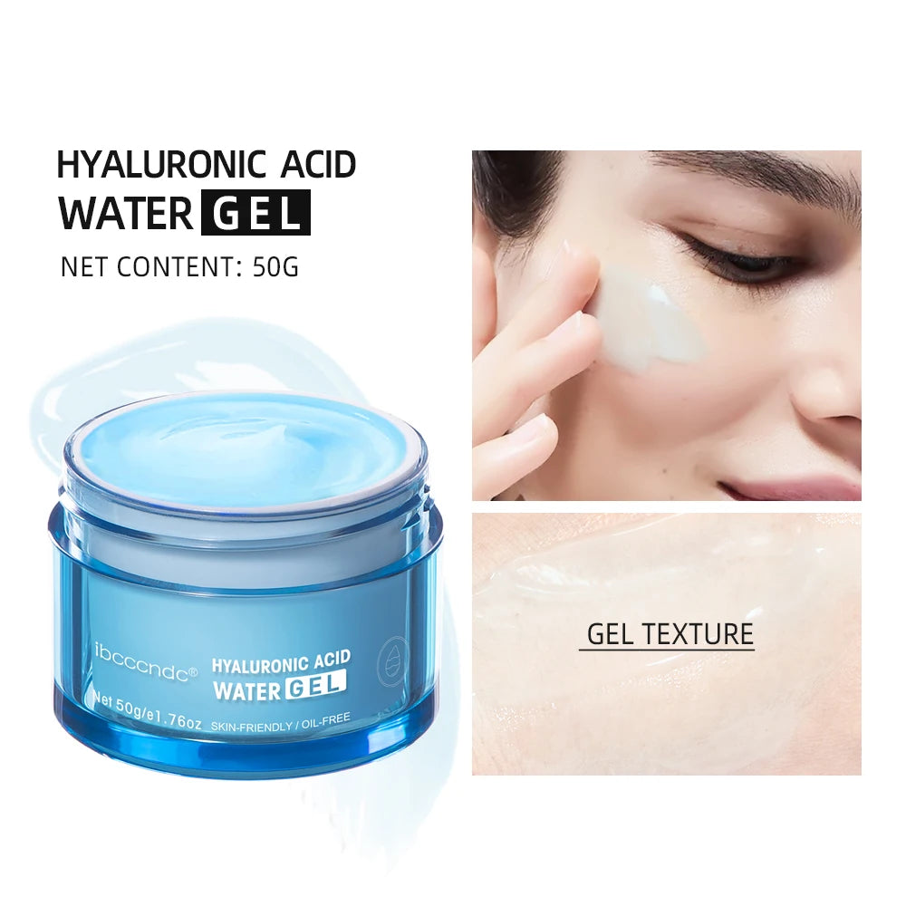 New Hyaluronic Acid Hydrating Face Moisturizer Gel-Cream To Hydrate and Smooth Extra-Dry Skin Facial Moisturizing Cream