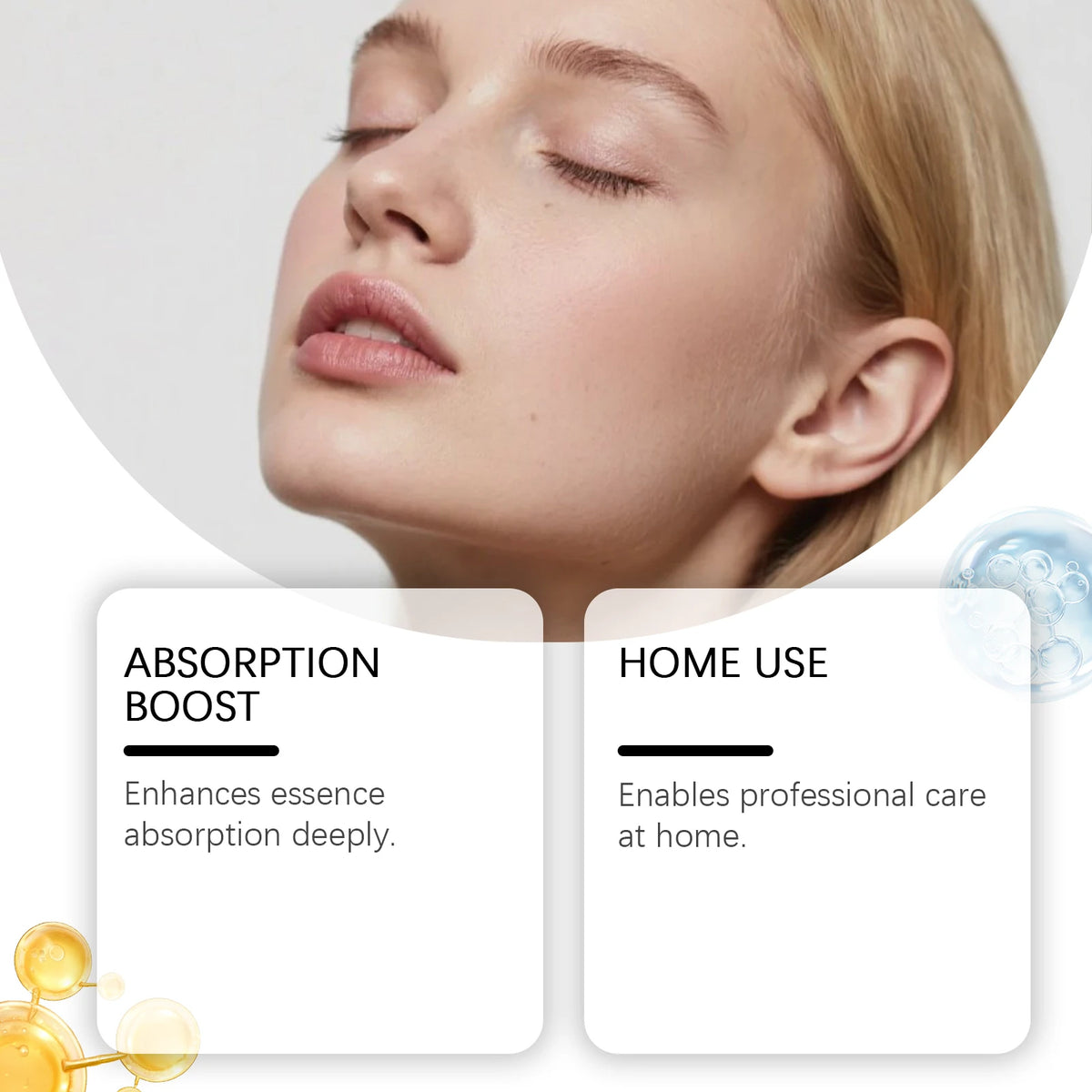 Facial Essence Set Revitalize The Skin On The Face Effectively Improve Skin Tone Making The Skin Bright And Smooth.