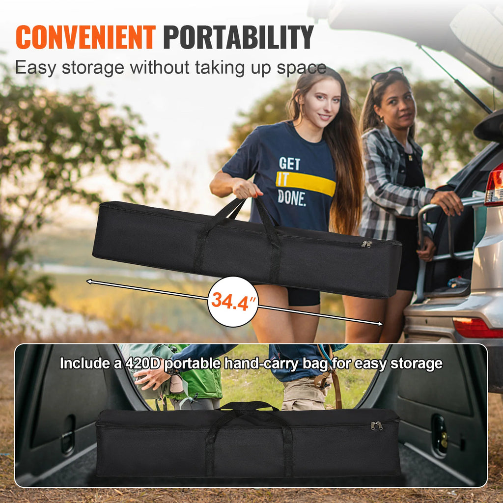 SucceBuy Projector Screen w/ Stand 150in 16:9 4K 1080 HD Portable Projection Screen for Home Office Garden Moive Theater Cinema