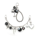 Y2K Detachable Pants Chain 8-Ball Dice Heart Waist Chain Adjustable Men's Streetwear Jeans Bag Charm Gift Jewelry