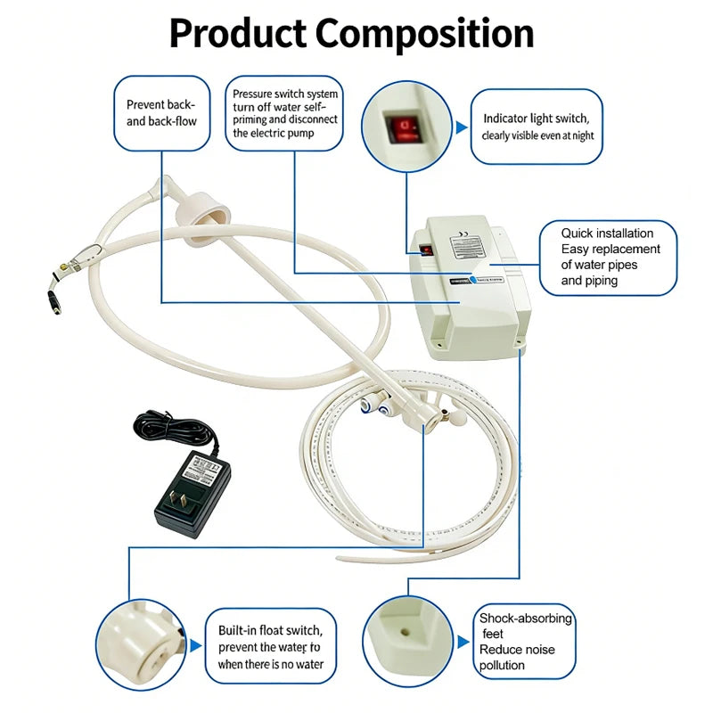 Electric Bottled Water Dispenser Pump Automatic Home Water Pump System High Pressure Water Jug Pump Dispenser for Coffee Machine