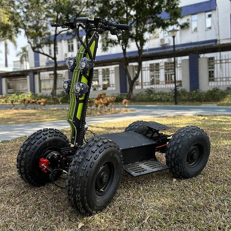 Four-wheel drive high-speed high-power big bicycle hunting patrol car foldable