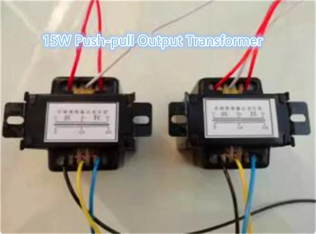 1PCS 6P1 6P6 6P14 6P15 EL84 Vacuum Tube Amplifier Push-pull Output Transformer 15W,8K or 10K Can Be Selected, Audio Components