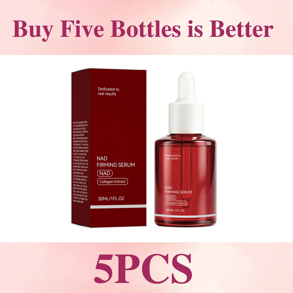NAD+ Firming Facial Serum Collagen Peptide Essence Reduce Wrinkles Fine Lines Improve Skin Elasticity Hydrating Anti-Aging Serum