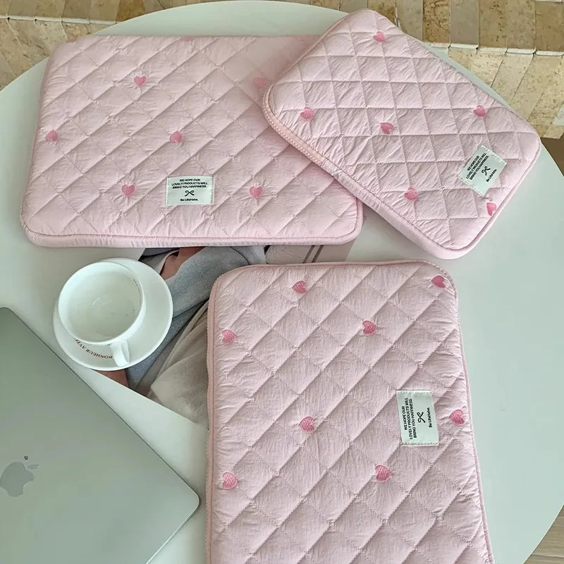 cute Laptop Sleeve Case Bag Portable Computer Cover Bag Tablet Pouch For Ipad 9.7-11 Macbook Air Pro 13 14 15 15.6 16 Inch Cover