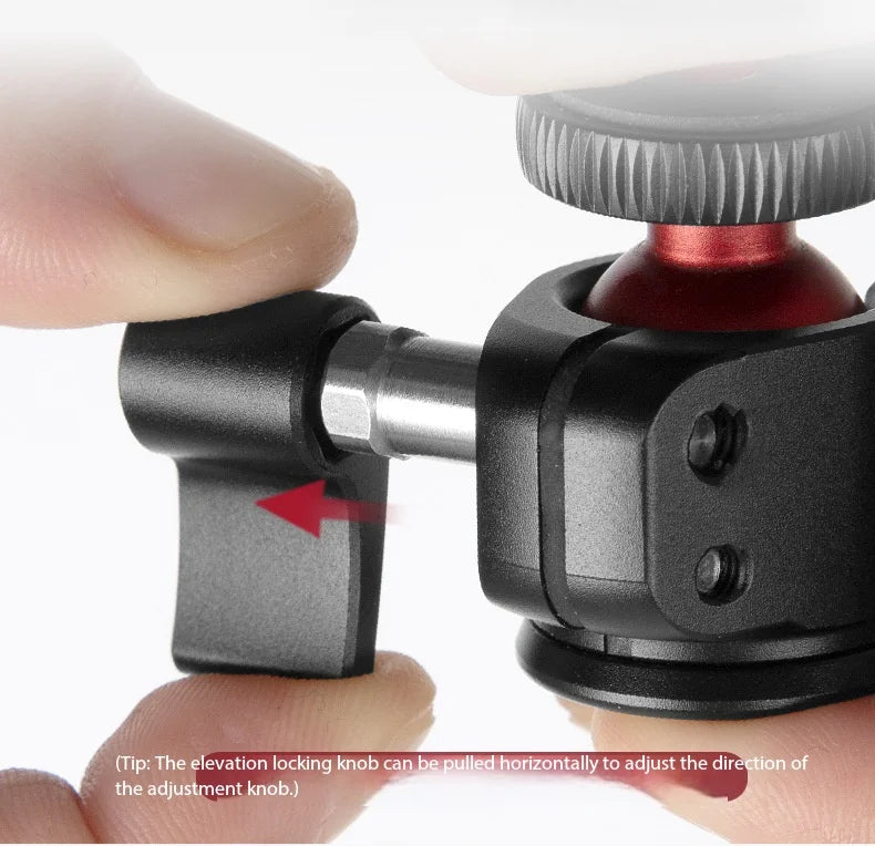 Spherical Mini Gimbal 360 Degree Rotating Digital SLR Camera Small Qimbal Tripod Live Streaming Mobile Phone Qimbal