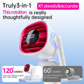 3-in-1 Foldable Rotating Fan (USB-Charged) Powerful airflow at 16,000 RPM, 120° rotation, suitable for various settings