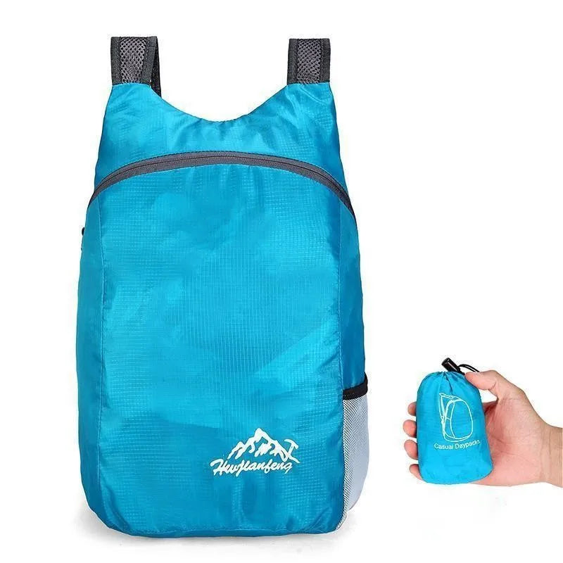 Outdoor lightweight sports bag waterproof backpack wear-resistant travel bag foldable backpack small backpack storage bag
