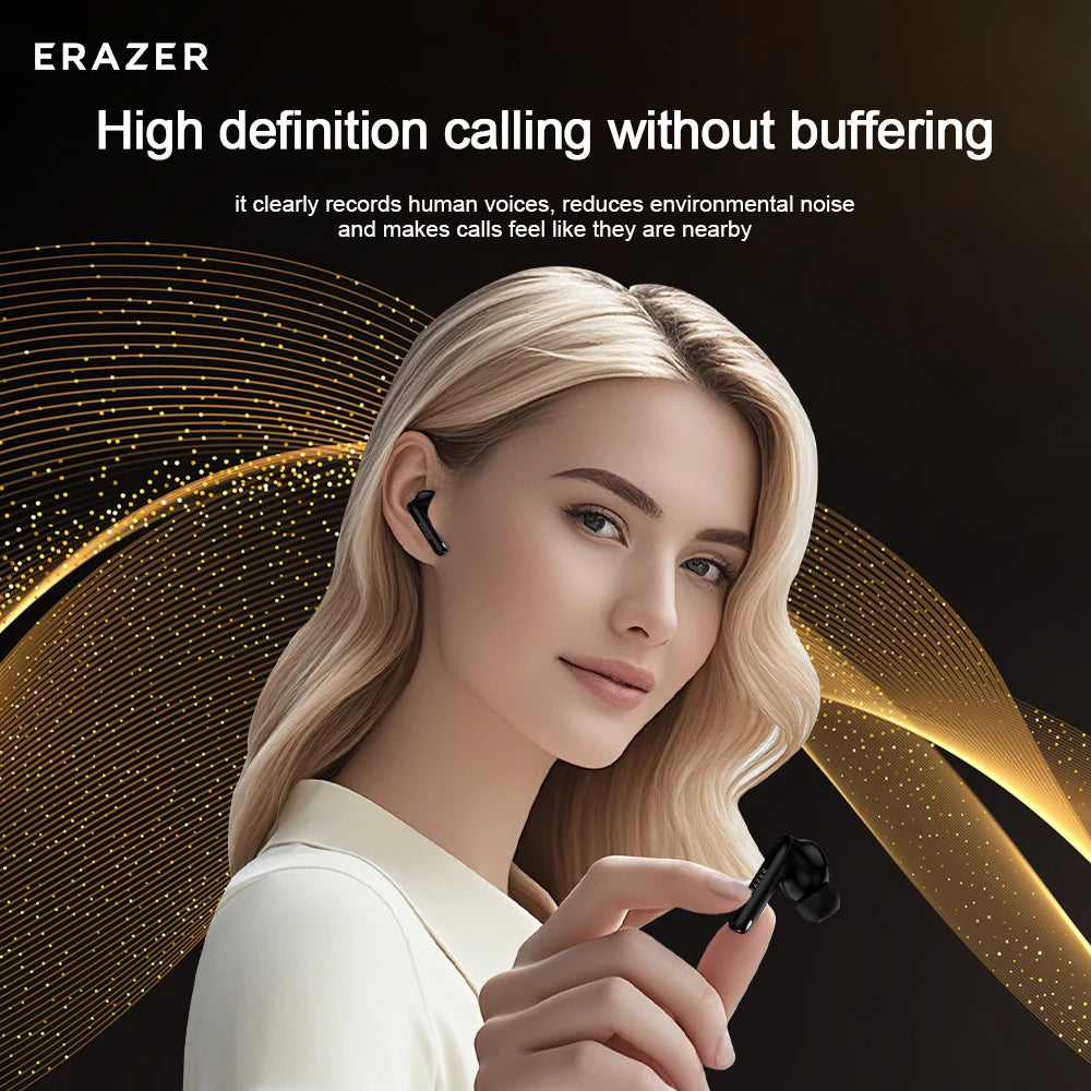 Lenovo True Wireless Bluetooth Earphone In-ear Earbuds HIFI Stereo for Sports BT 5.4 Noise Reduction Mini Headphone HT83