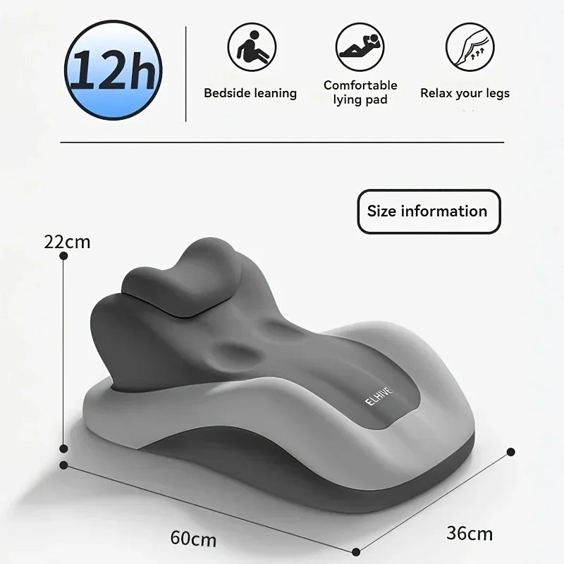 Adjustable Wedge Pillow, Ergonomic Prone Cushion Designed for Comfortable Phone Use And Gaming in Bed. Contoured Support