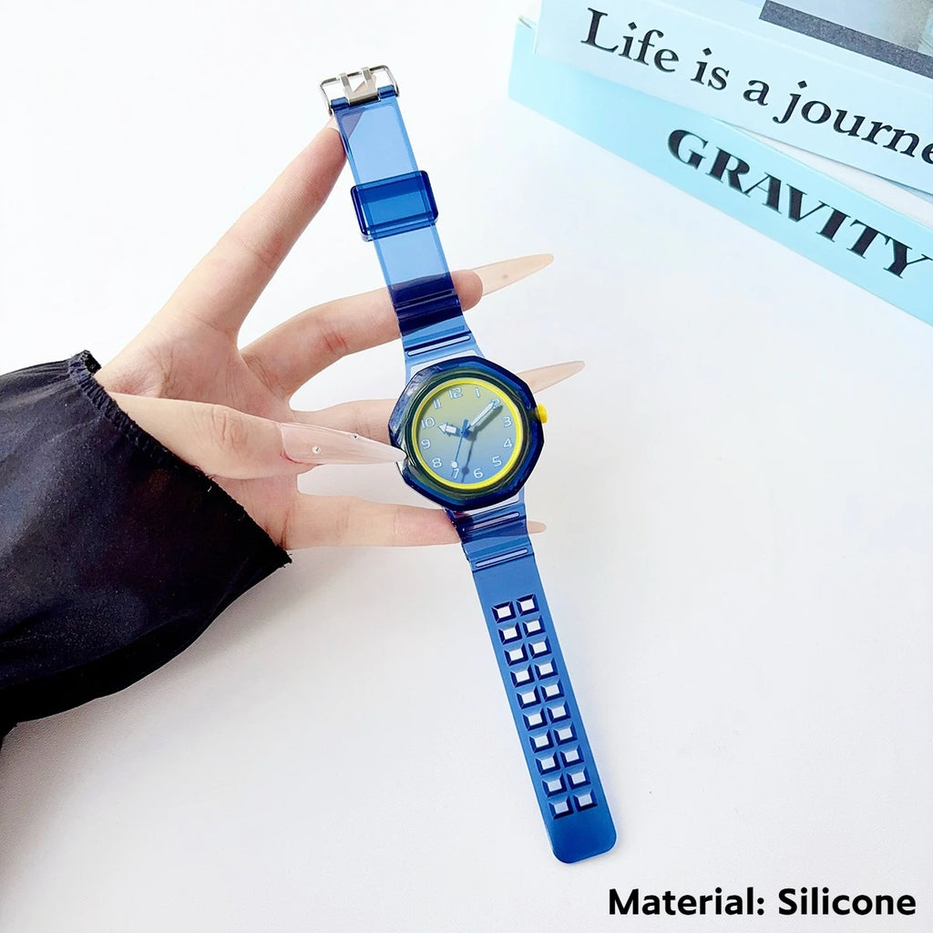 2 IN 1 PC Mod Kit Case Frame +Strap for Swatch AP Royal Pop Modification Integrated Silicone Matte Cover Bumper Band Accessories