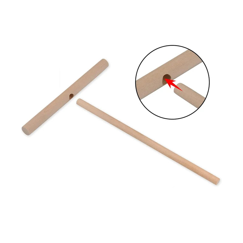 Wooden Crepe Maker Pancake Batter Spreader Stick Spatula Pancake Spreader Tool Crepe Maker Cooking Baking Tool Kitchen Gadgets