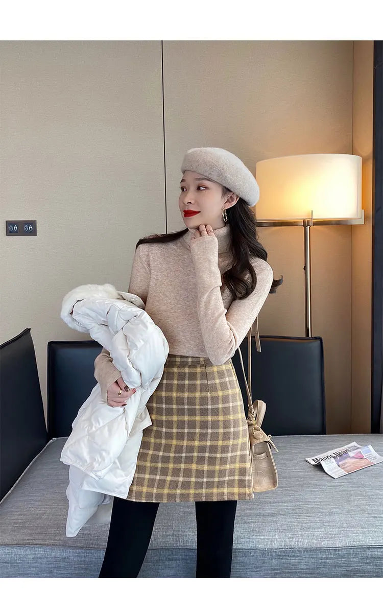 2026 Autumn Winter Basic Slim Soft Solid Color Turtleneck Sweater Women Pullover Casual Long Sleeve Chic Bottom Knitted Jumper