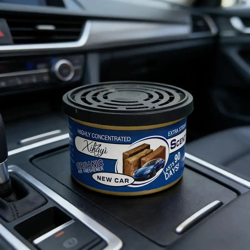 Car Air Fresheners Perfume Car Odor Eliminator Canned Wood Block Long-Lasting Auto Aromatherapy Home Wardrobe Deodorant Supplies