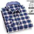 S-6XL Oxford Shirts for Men Long Sleeve Pure Cotton Solid Stripe Leisure Embroidered Horse Streetwear Business Plain Office 6XL