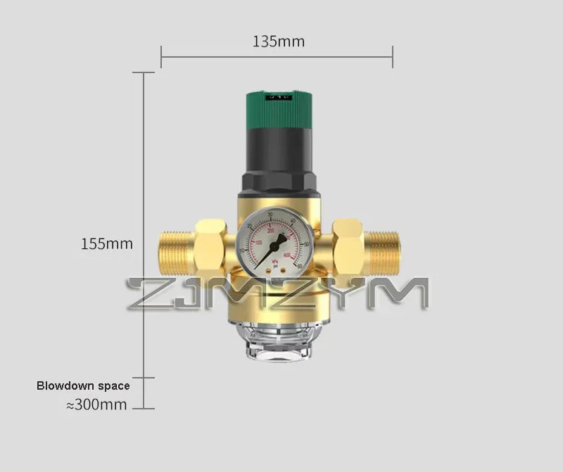 Adjustable Pressure Reducing Valve With Gauge Pressure Regulator Valve Pressure Regulating Valve For Water 감압밸브/регулятор давлен