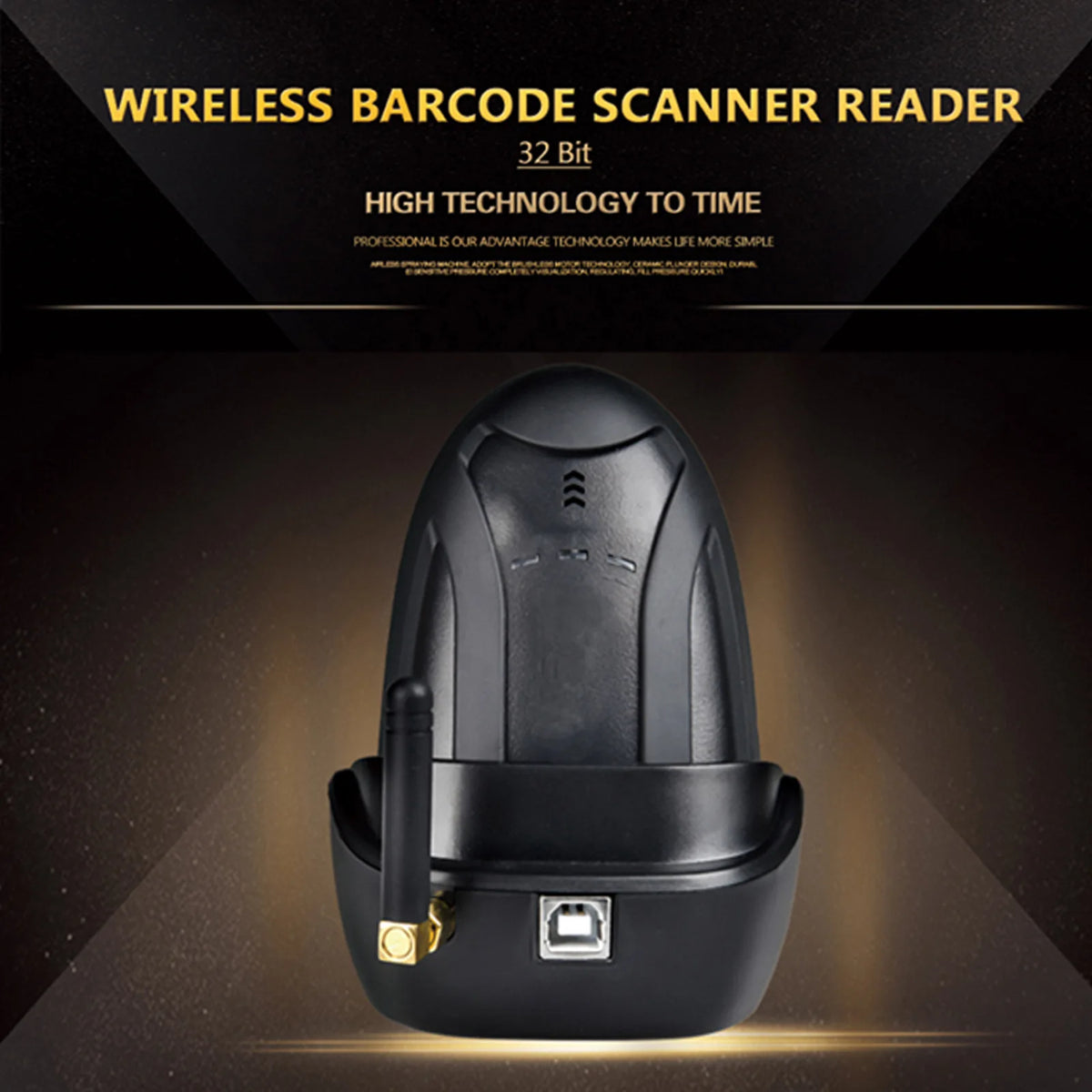 Barcode Scanner with Charger Base Stand 1D 2D QR Codes Reader BT Wireless Barcode Reader Supermarket Mobile Payment PDF417 H8
