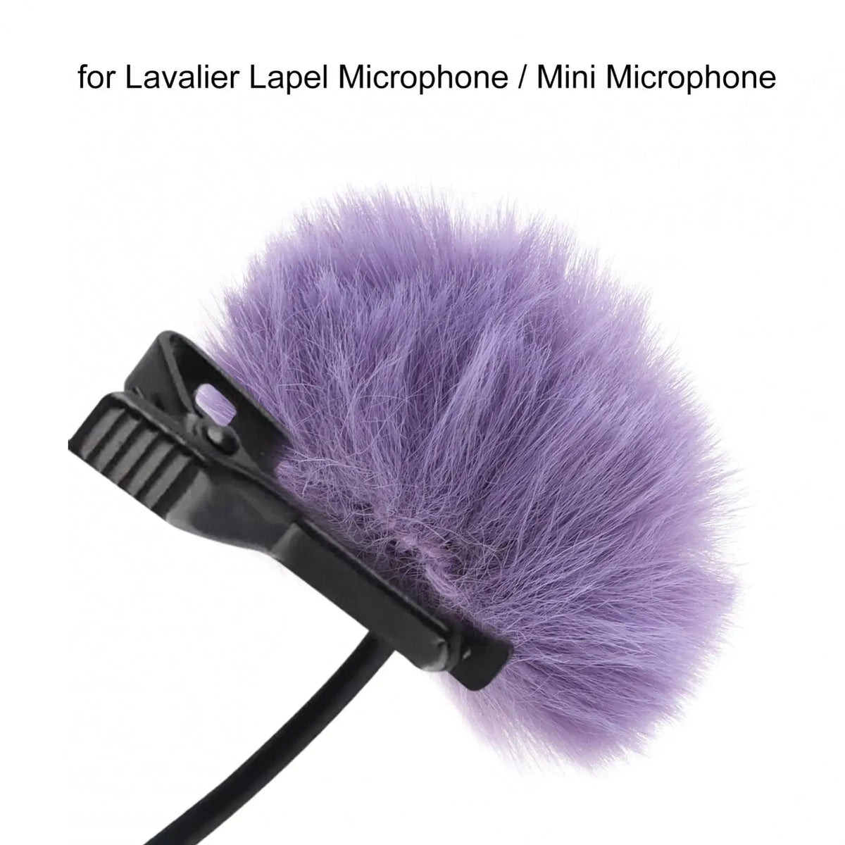 Lavalier Lapel Mic Wind Muff Wind Muff Outdoor Furry Windscreen