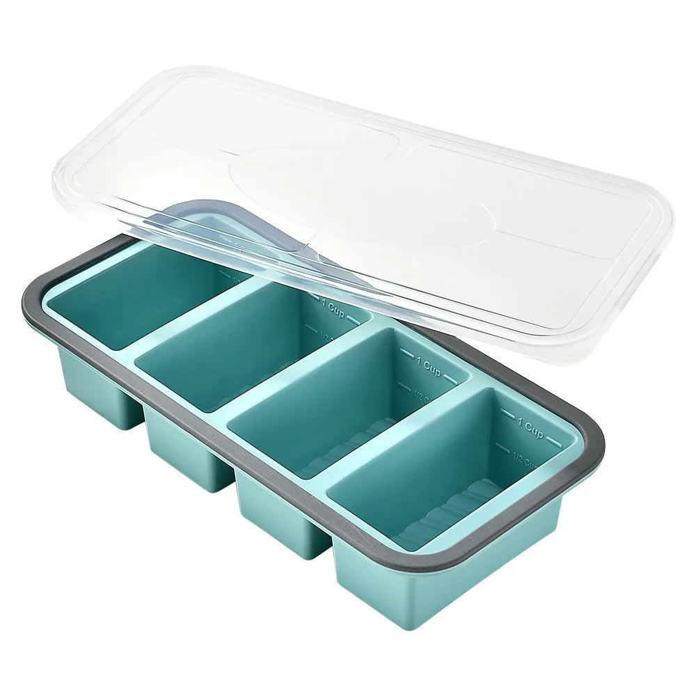 2/3/4 Grid Lunchbox Compartmentalized Wheat Straw Picnic Storage Boxs Durable Dinnerware Lunch Box