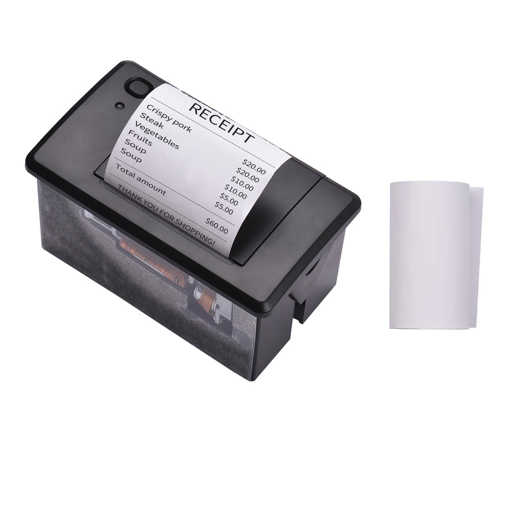 Embedded Thermal Receipt Printer 58MM Mini Printing Module Low Noise with USB/RS232/TTL Serial Port Support ESC/POS Commands