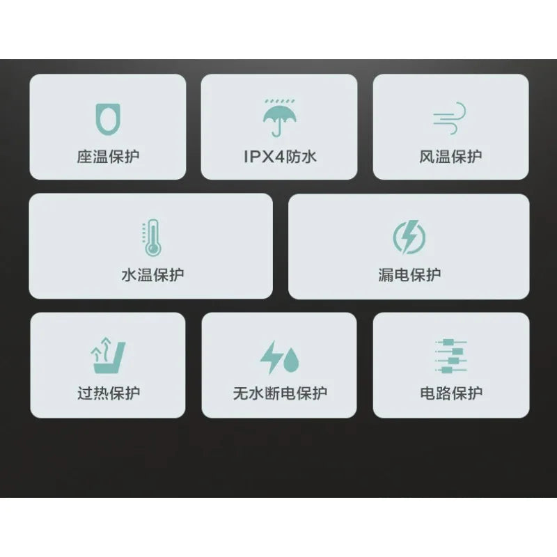 Egg-shaped smart toilet seat, fully automatic integrated household waterless pressure toilet, very practical