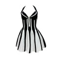 2025 New Sexy Halter Bandage Dress Women Patchwork Sleeveless Clothes Club Party Mini Dresses