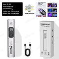 E9 Purple Light Lamp UV Flashlight 365NM Fluorescent Agent Detection USB Charging UV Nail Flashlight Currency Verification Lamp