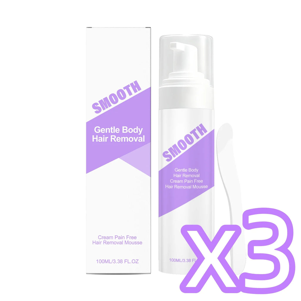 Hair Removal Mousse For Underarm Body Leg Sensitive Skin Fast-Acting Gentle Depilatory Soothing Painless Hair Removal Cream Set