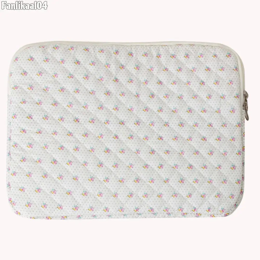 11/13/15 Inch Laptop Sleeve Quilted Laptop Sleeve Case Coquette Floral Laptop Carrying Case Laptop Case