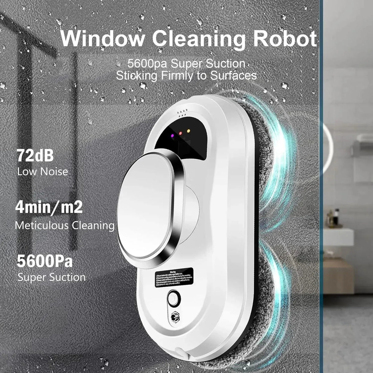Window Cleaning Intelligent Robot Electric Glass Cleaner with Remote Control for Home High-Rise Balcony Windows window cleaner