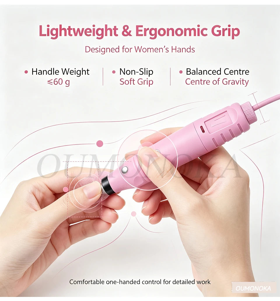 Professional Electric Nail Drill Machine Lathe Kit Nail Sander File for Manicure Cutter Set Art Supplies Salon Grinder Tools