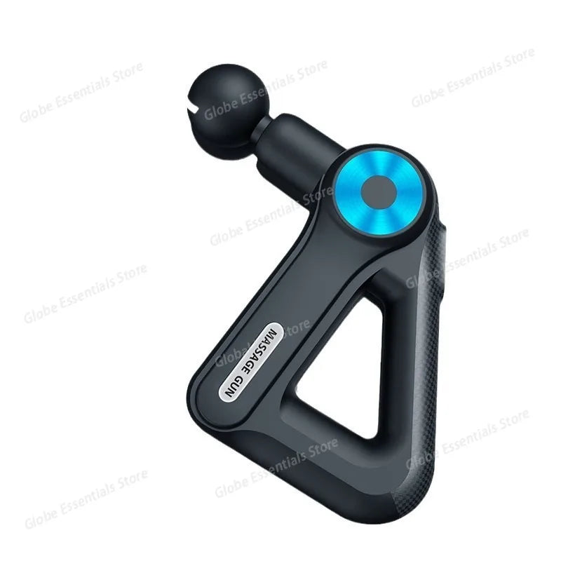 Professional-grade Mini Triangular Fascia Gun Massager, Electric Muscle Massage Gun, Portable for Shoulder and Neck Fitness