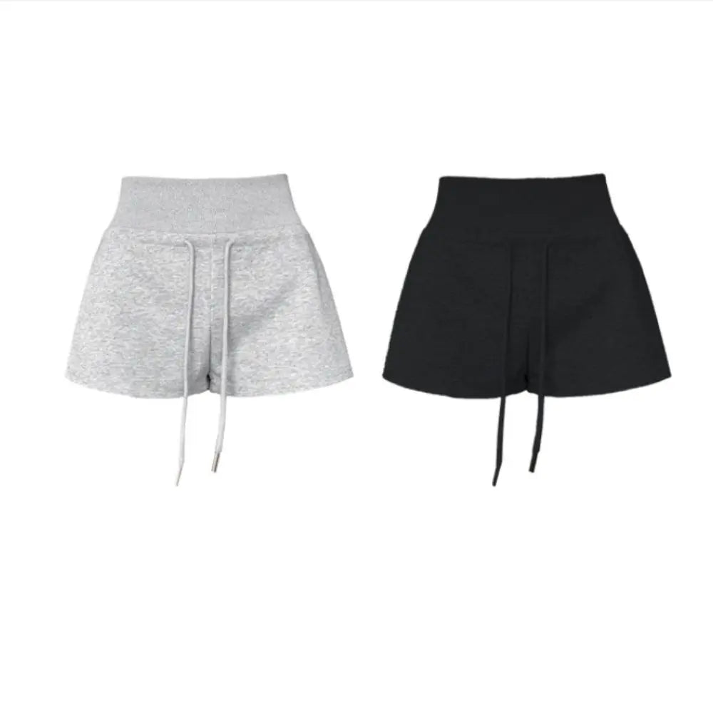 Drawstring High Waist Shorts Slim Fit Trousers Hot Woman Short Pants American Style Pajamas Pants Summer Casual Shorts Female
