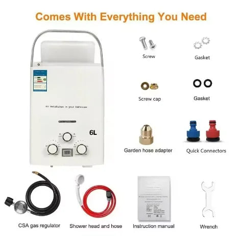 2026 new outdoor water heater for RV portable gas water heater camping water heater