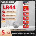 Original Panasonic 1.5V LR44 AG13 175mAh Button Cell Battery 357 SR44 LR1154 Button Batteries For Watch Calculator Coin Cell Toy