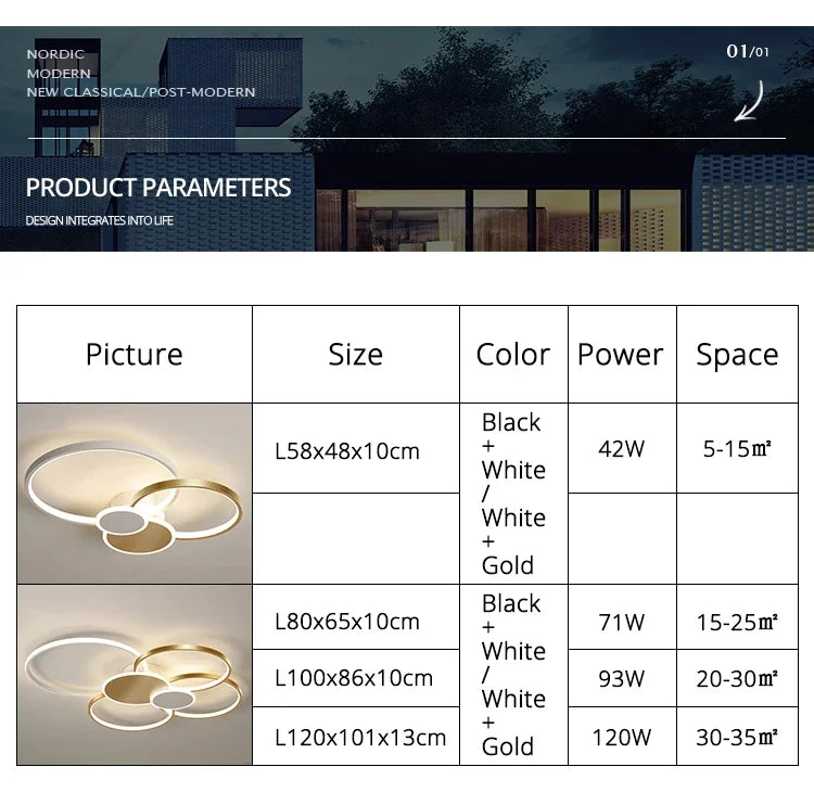 New Modern LED Ceiling Lights For Living Room Chandelier Bedroom Kitchen Ceiling Lamp Modern Apartment Hotel Chandelier Lighting