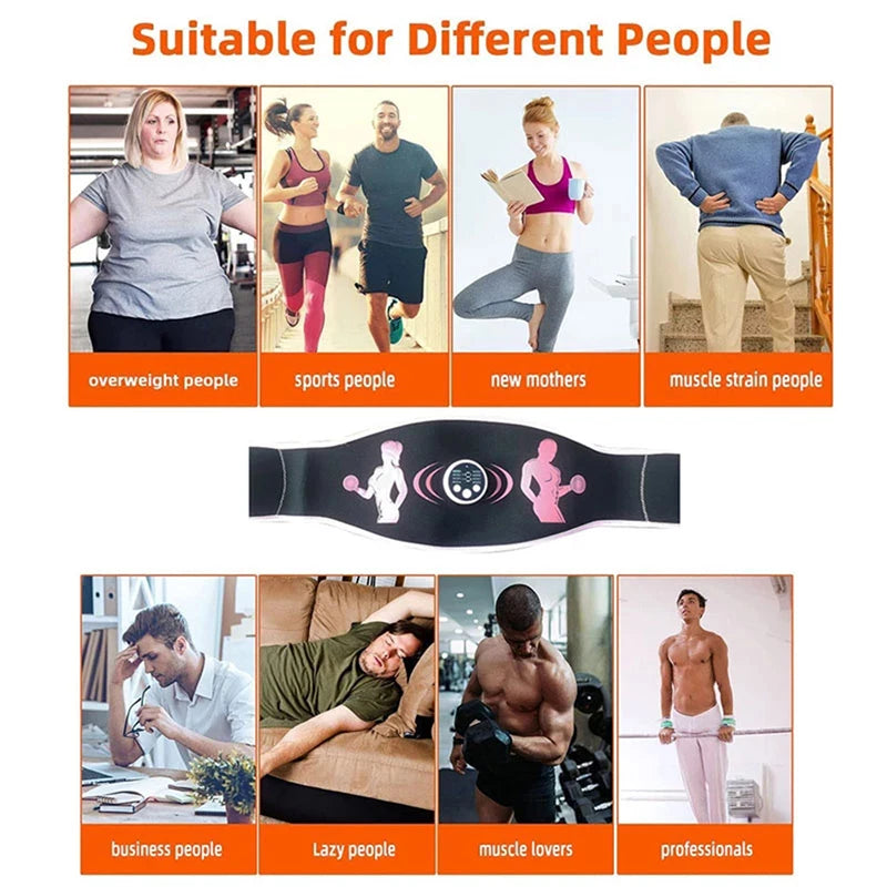 Vibroaction Slimming Massager Electric Waist Body Muscle Massage Vibrating Fat Burning Exercise Weight Loss Massage Belt