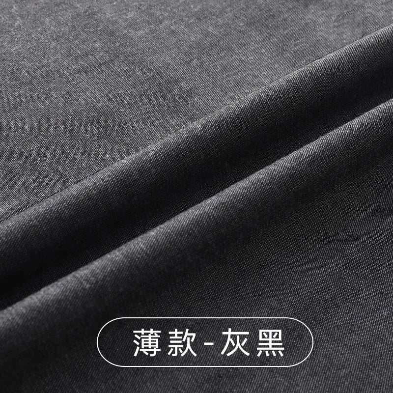 Washed Denim Fabric By The Meter for Sewing Jeans Shirts Clothing Polyester Cotton Diy Thin Thickend Micro Stretch Plain Summer